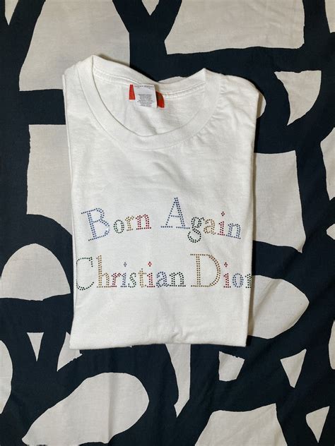 Market Rhinestone Born Again Christian Dior Rainbow T